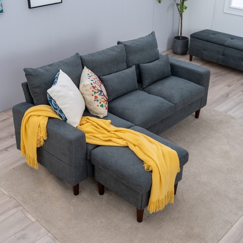 Modern shaped corner sofa - l-shaped,