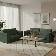 3+2 SEATER SOFA IN JUMBO CORD
