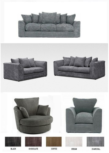 Jumbo cord large seater sofa - jumbo, 4
