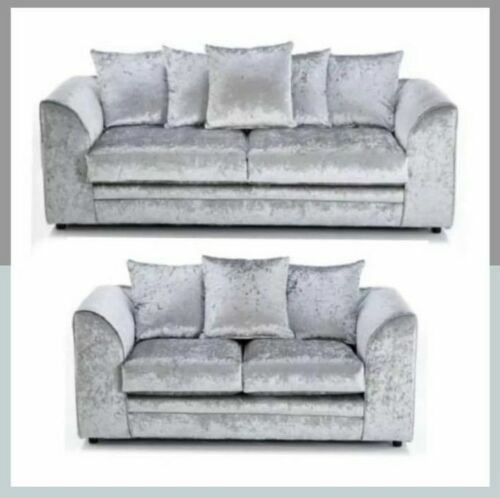 Crushed velvet sofa - velvet, corner