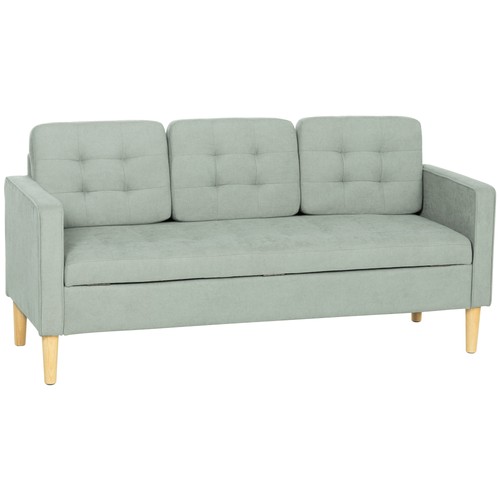 Homcom modern seater sofa - homcom, 3