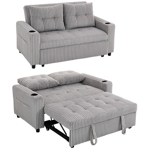 Homcom seater sofa bed - 2,