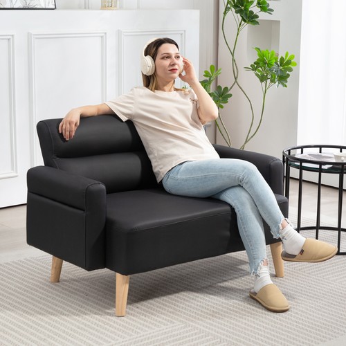 Small seater sofa faux - small,