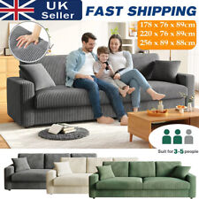 2/3/4 Seater Corduroy Teddy