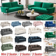 2/3 Seater Teddy Velvet Sofa