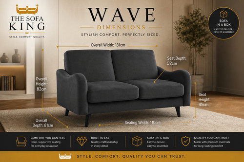 Graphite grey velvet sofa - sofa, 2